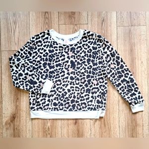 Leopard print sweatshirt